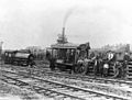 First shovel and locomotive 6-6-1911