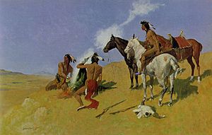 Frederic Remington smoke signal