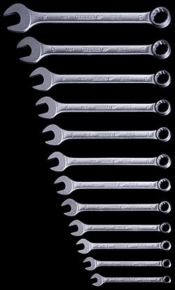 Gedore No. 7 combination wrenches 6–19 mm