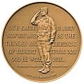 General H. Norman Schwarzkopf Congressional Gold Medal (reverse)