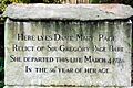 Grave of Dame Mary Page, Bunhill Fields (43069014770)