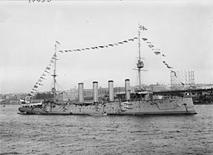 HMS Drake 1909