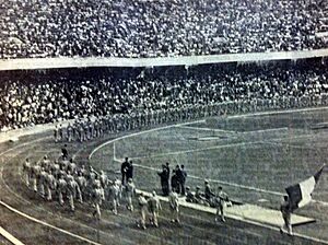 IV Giochi del Mediterraneo di Napoli 1963 - Cerimonia d'apertura - Sfilata delle delegazioni