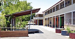Junction Park State School, buildings facing Gowrie Street, 2025
