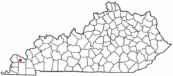 Location of Massac, Kentucky