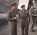 King George VI with Sir Bernard Montgomery