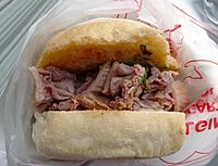 Lampredotto sandwich in 2009
