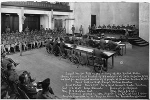 Largest Murder Trial in the History of the United States. Scene during Court Martial of 64 members . . . - NARA - 533485.tif