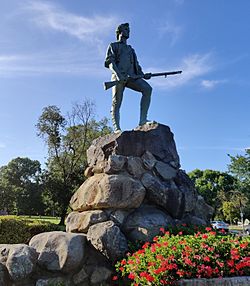 Minuteman statue in Lexington