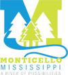 Official logo of Monticello, Mississippi