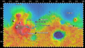 MSL landing sites topograph