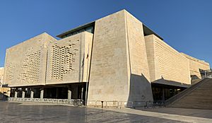 Malta’s Parliament building in Valletta (cropped)