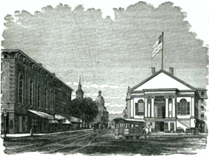 Market Square Portland Maine 1874