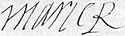 Mary Stuart's signature