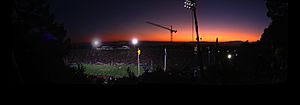 Memorial Stadium Panorama - View from Tightwad Hill UC Berkeley California
