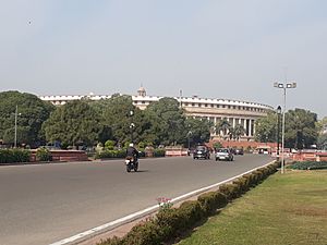 Parliament of India in New Delhi 04