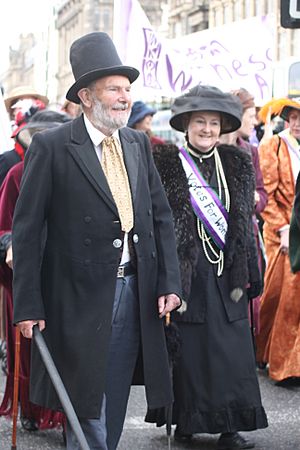 Participants in the Gude Cause Procession, Edinburgh 2009