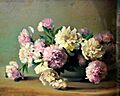 Peonies in a bowl 1885