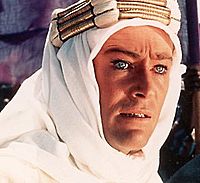 Peter OToole in Lawrence of Arabia
