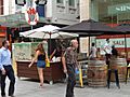 Pop up drink stall, Rundle Mall