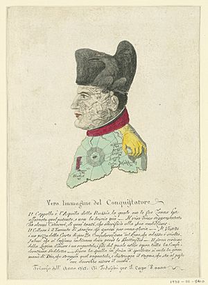 Print, Puzzle Picture of Napoleon, 1813 (CH 18553609)