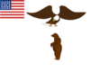 Pro union bear flag stockton, California 1861