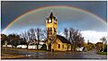 Rainbow at Faith Church