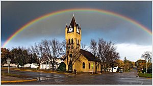 Rainbow at Faith Church