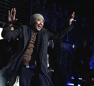 Randall Park in NY on February 4, 2015 Photo by Lia Chang
