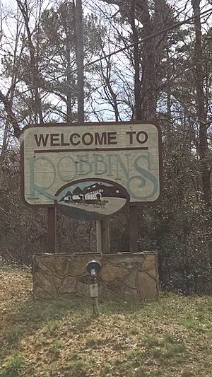 Robbins NC sign
