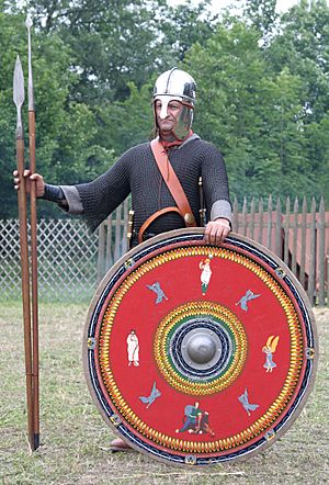 Roman soldier end of third century northern province - cropped