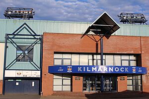 Rugby Park Stadium, Kilmarnock, Scotland