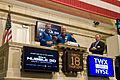 STS-125 Crew Visits the Stock Exchange