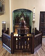 Saint Mary of the Assumption Church (Columbus, Ohio) - baptismal font after 2019 restoration