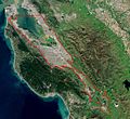 Santa Clara Valley in California - red border