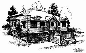 Sisters of Mercy school, Springsure, sketch by architect Roy Chipps, 1926