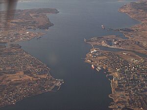 Sydney Harbour aerial view