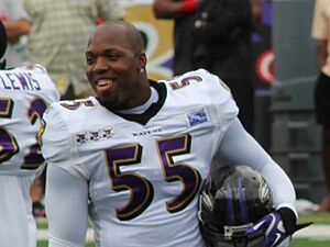 Terrell Suggs 2011 stadium practice