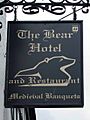 The Bear, Hodnet, pub sign - geograph.org.uk - 1323628
