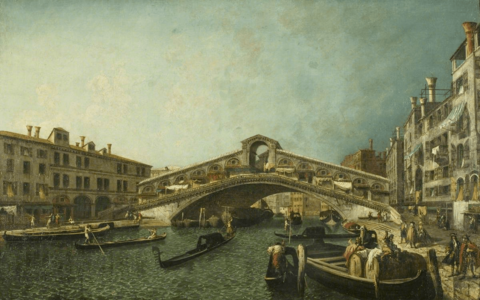 The Rialto Bridge (Marieschi)