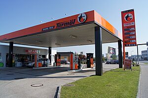 Turmöl Tankstelle