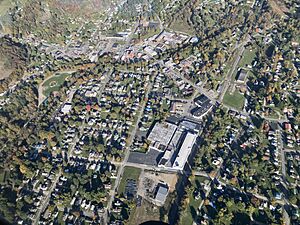 Union City, Pennsylvania, USA aerial October 2024
