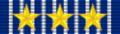 Vernedyktighetsmedaljen Sjøforsvaret med 3 stjerner