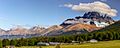 View of Cerro Castillo and surroundings, Chile