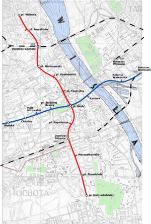 Warsaw Metro 1938 Phase1