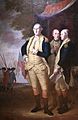 Washington, Lafayette & Tilghman at Yorktown
