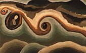 Water Swirl, Canandaigua Outlet by Arthur Dove, 1937, oil