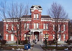 The Wayne County Courthouse in Honesdale