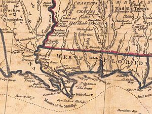 West Florida and Louisiana in 1781
