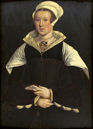 Wrest Park Portrait – 1545-1549 – Mary Neville Fiennes Lady Dacre